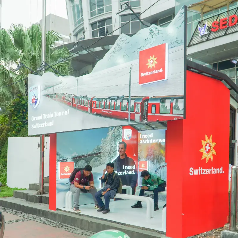 On-ground creative branding campaign by 8infiniooh